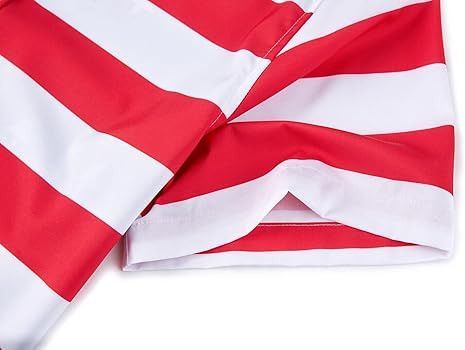 ENVMENST Men's American Flag Button Down Shirts Casual Short Sleeve Patriotic Hawaiian Shirt | Amazon (US)