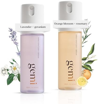 gemi Hand Sanitizer + Serum™ | Amara + Solenne | Hydrating K-Beauty Formula with Centella, Vita... | Amazon (US)