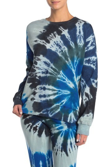 Cloud Tie-Dye Fleece Pullover Sweatshirt | Nordstrom Rack