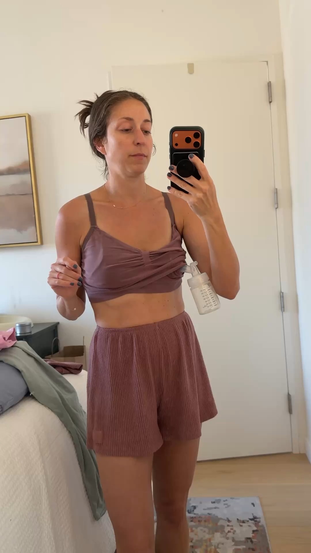 Comparing two of my go-to pumping/nursing bras from Kindred Bravely!

My all time favorite is the sublime bamboo, hands-free, pumping lounge and sleep bra because it holds in the pump bottle SO WELL no matter how full the bottle gets. It doesn’t have any clips. 

A close second is the sublime hands-free pumping and nursing bra which does have clips. It doesn’t hold the pumping bottle as well when it gets full but it’s very comfortable and the clip definitely makes nursing easier than just pulling it down like you have to do with the first one. 

#LTKFamily #LTKBump #LTKTravel