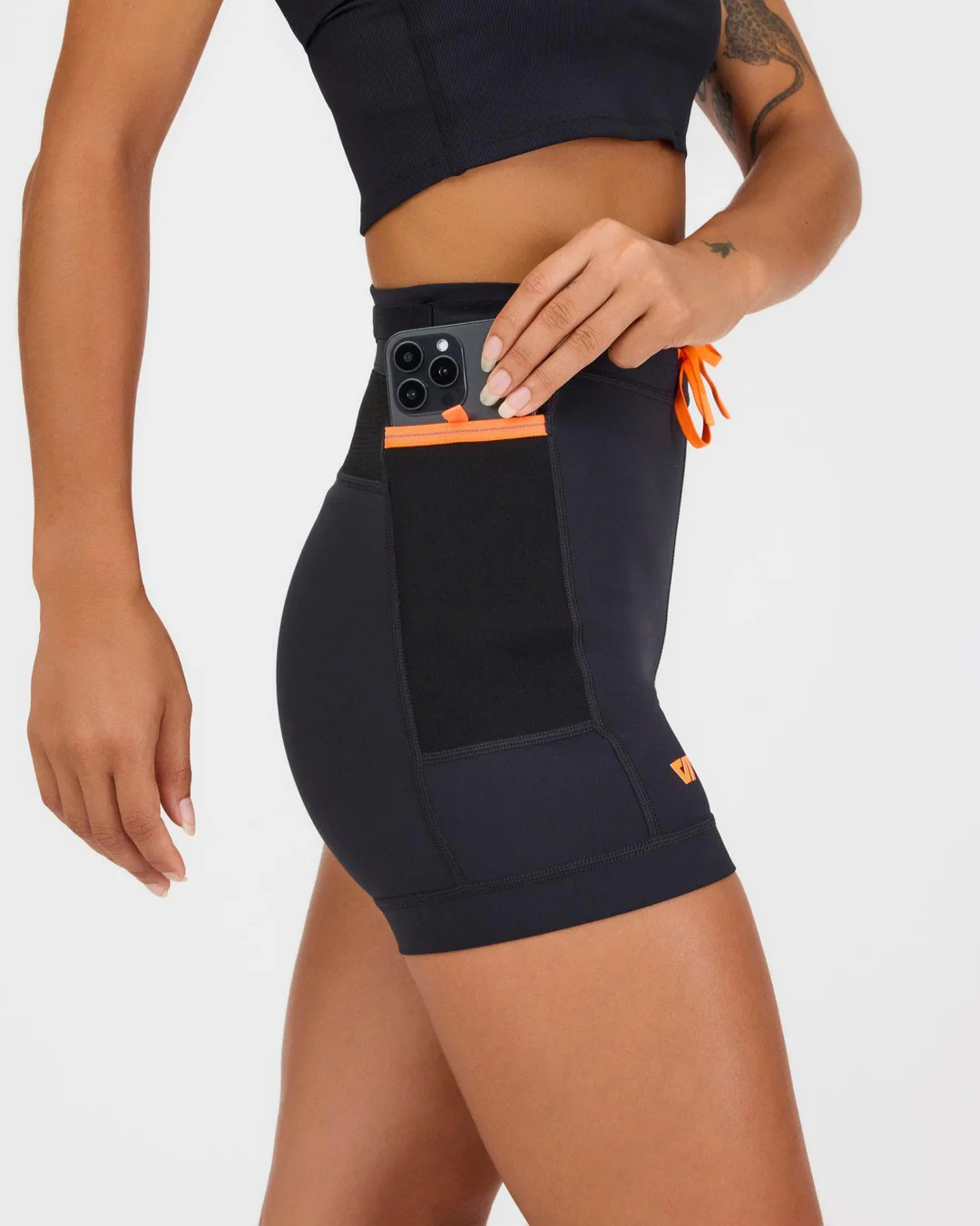 Women's Distance Half Tight in Black w/ Torch | WOLACO (US)