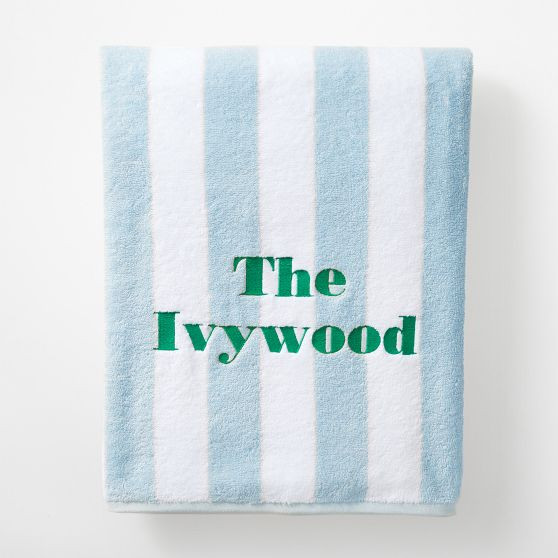 Cabana Stripe Towel | Mark and Graham