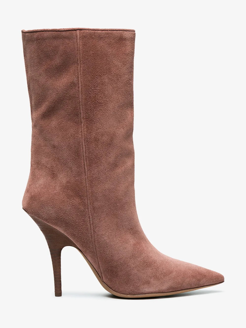 Yeezy Brown Tubular 110 suede ankle boots | Browns Fashion