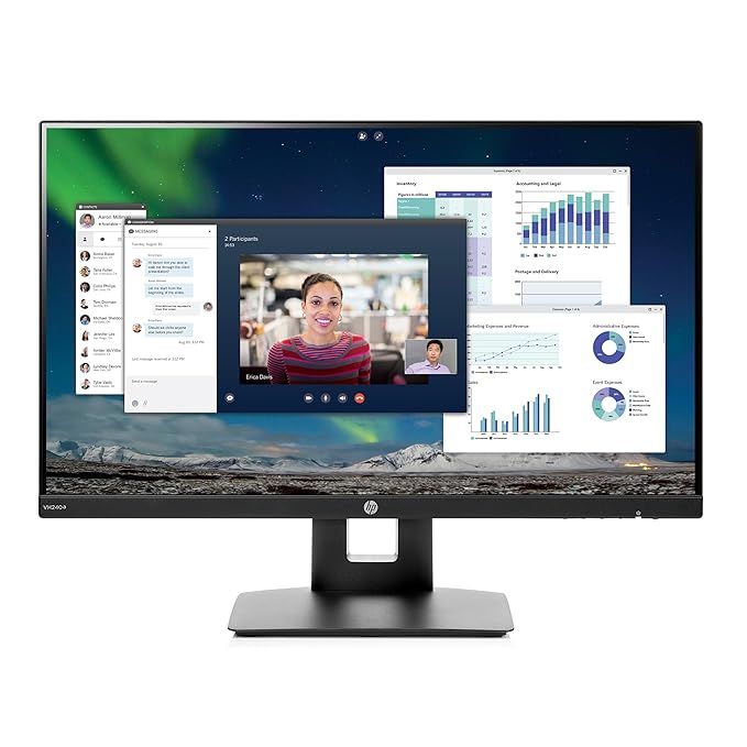 HP 23.8-inch FHD IPS Monitor with Tilt/Height Adjustment and Built-in Speakers (VH240a, Black) | Amazon (US)