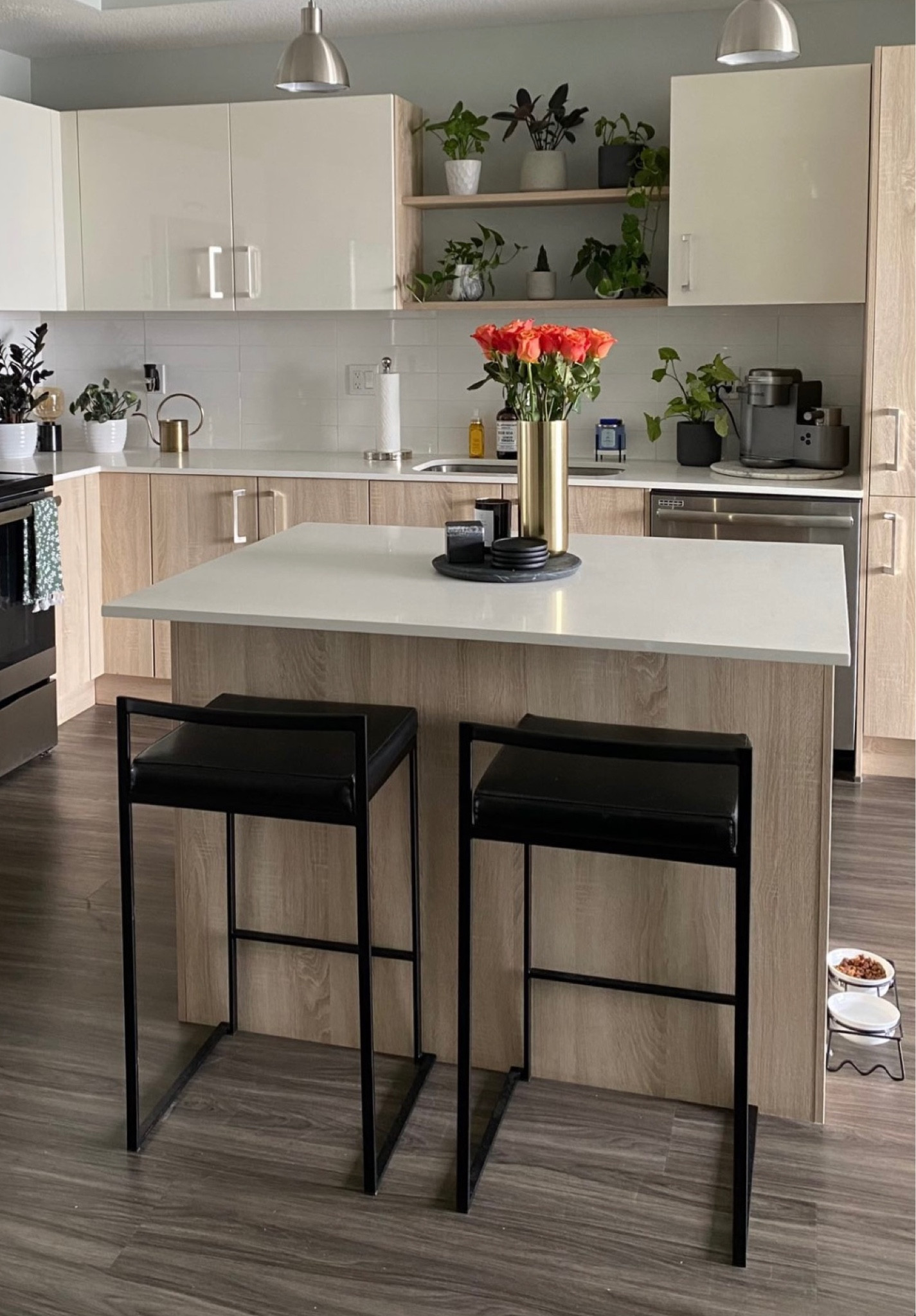 kitchen vibes from a couple months ago. <3 i’ve added so much to my kitchen counter since then lol. 

#LTKunder100 #LTKhome #LTKFind