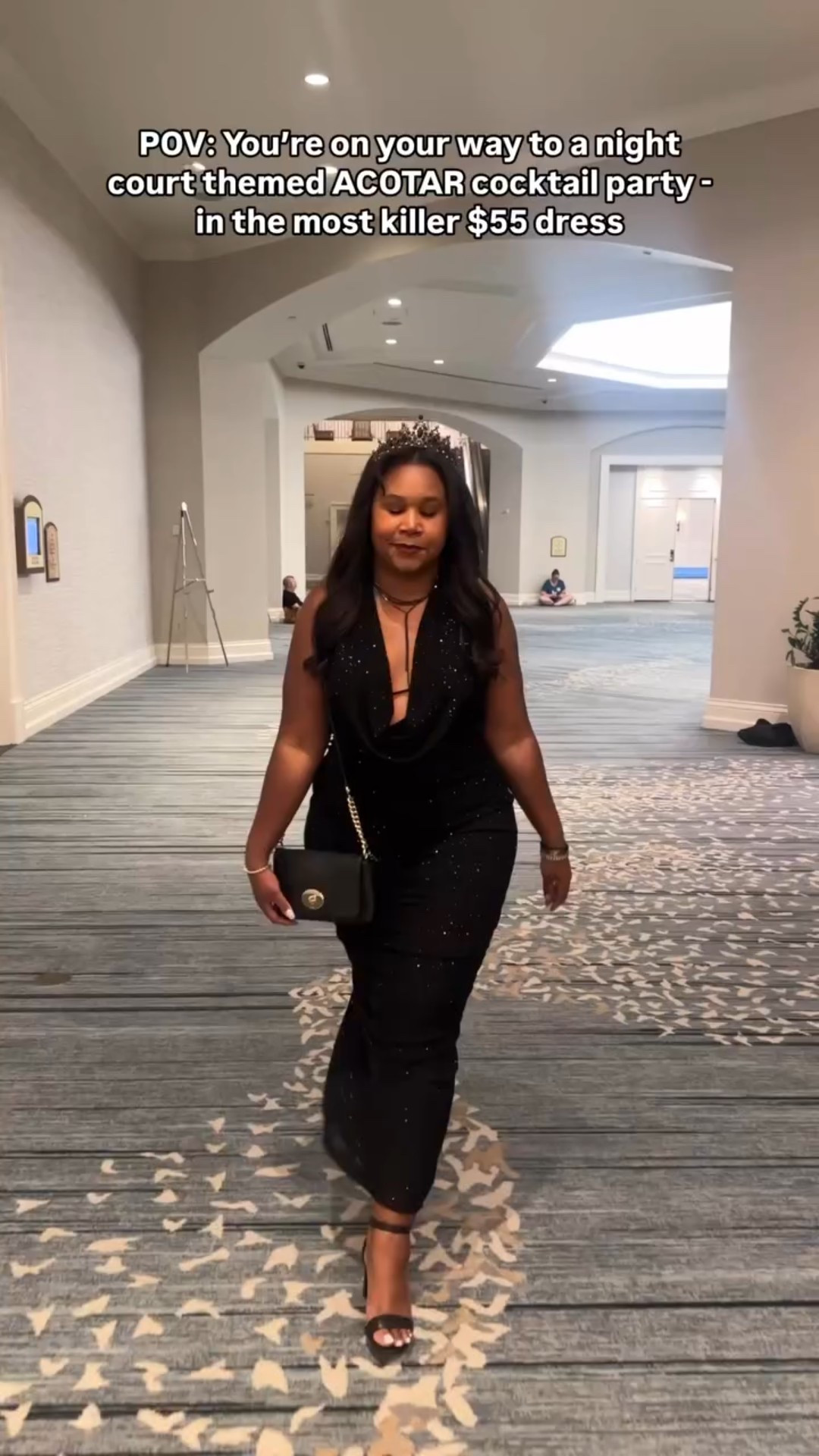 Comment DRESS & I’ll send you the link 🖤 and BLESS @alluxiafantasyevents for giving me the chance to dress up & make all my fantasy ball dreams come true. Tonight the ACOTAR events continue with the Starfall themed ball: Stardust & Shadows Soiree ✨Follow along to see what I’m wearing!✨
.
.
.
.
#starfall #starfallball #acotarseries #acotar #acotaredit #acotarcosplay #fae #nightcourt #innercircle #fantasyball