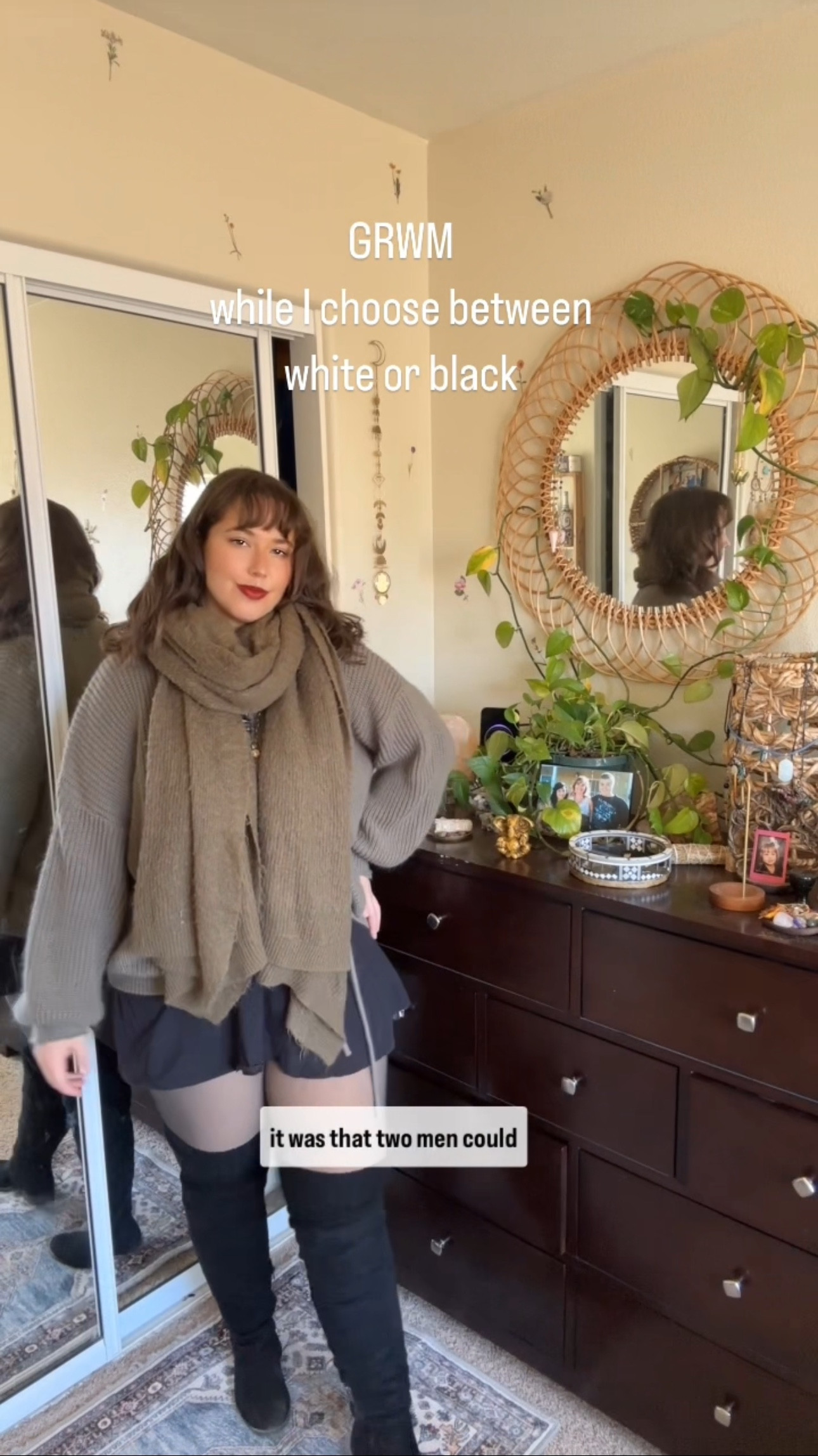 And a bit of story time too.

Which vibe do you resonate with more? 

#midsize #plussize #style #fashion #story #storytime #mylife #stories #lifepodcast #growingup #adulting #fashionstyle #midsizefashion #midsizestyle #plussizestyle #sweaters #skirts #winterfashion #healing #growth #selflovejourney #innerchild