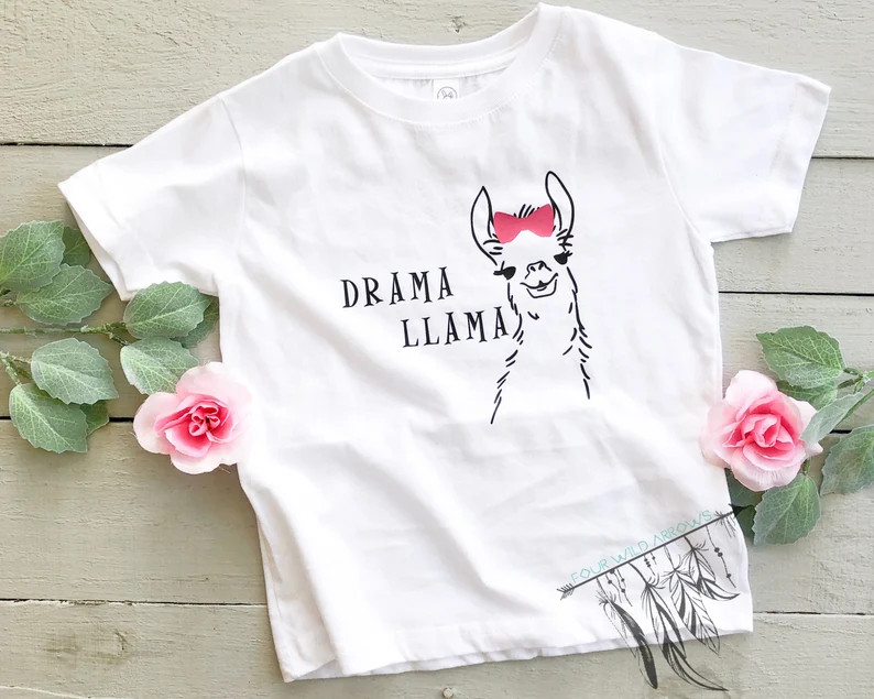 Drama Llama Toddler Shirt/bodysuit - Etsy | Etsy (US)