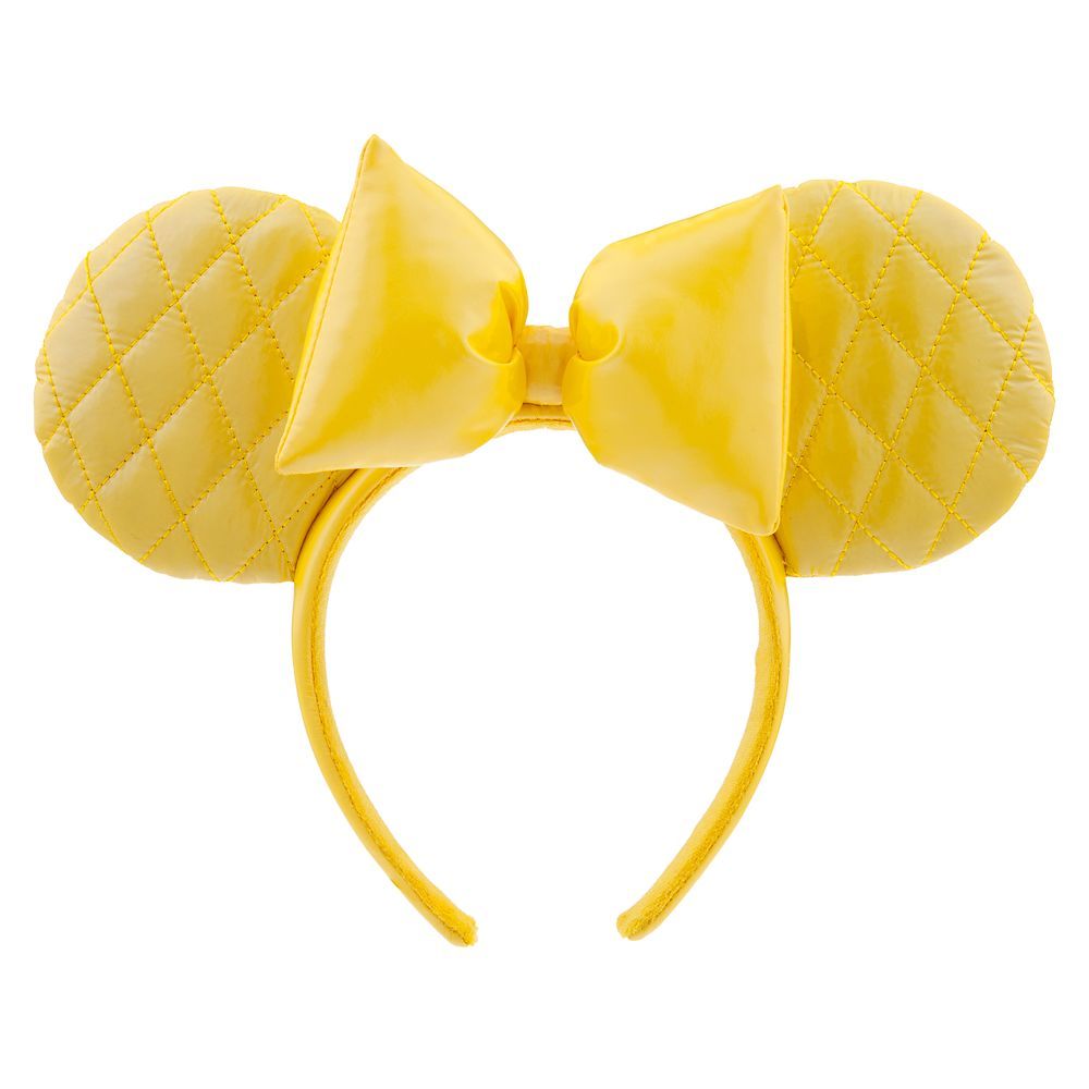 Minnie Mouse Yellow Quilted Ear Headband for Adults | Disney Store