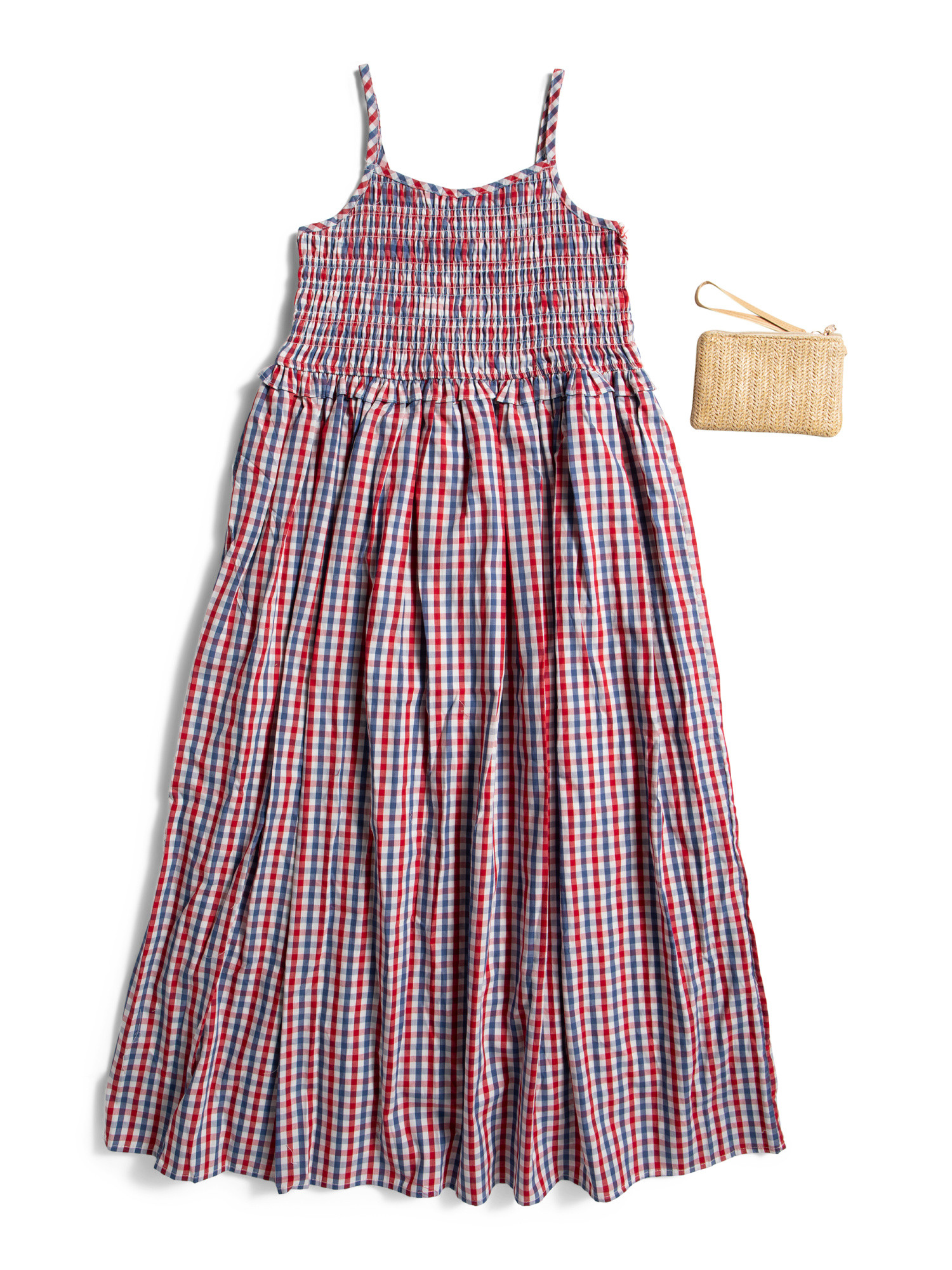 Plaid Dress With Wristlet | TJ Maxx