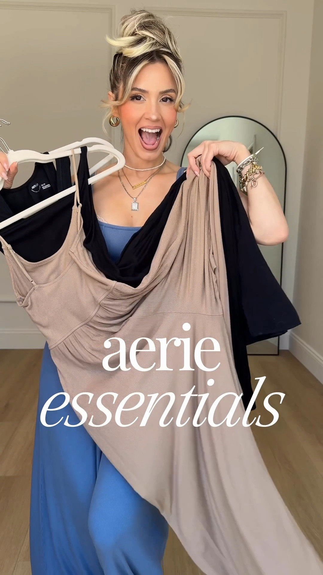 @Aerie & @ae essentials 🤗 wearing XS in everything! 

#LTKU #LTKootd #LTKSaleAlert