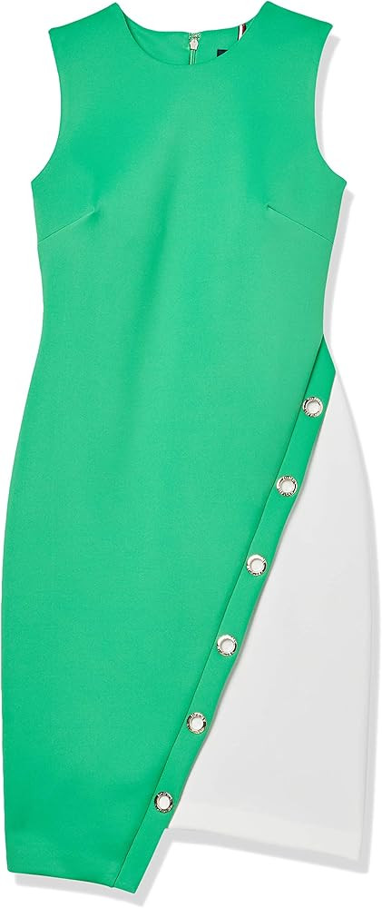 Tommy Hilfiger Women's Asymmetrical Hem Sheath Dress | Amazon (US)
