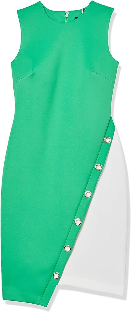 Tommy Hilfiger Women's Asymmetrical Hem Sheath Dress | Amazon (US)