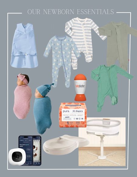 Newborn essentials sleepsack halo bassinet shusher clean nontoxic diapers Nanit camera baby swaddle blankets magnetic me baby onesies 

#LTKbaby #LTKfamily #LTKkids