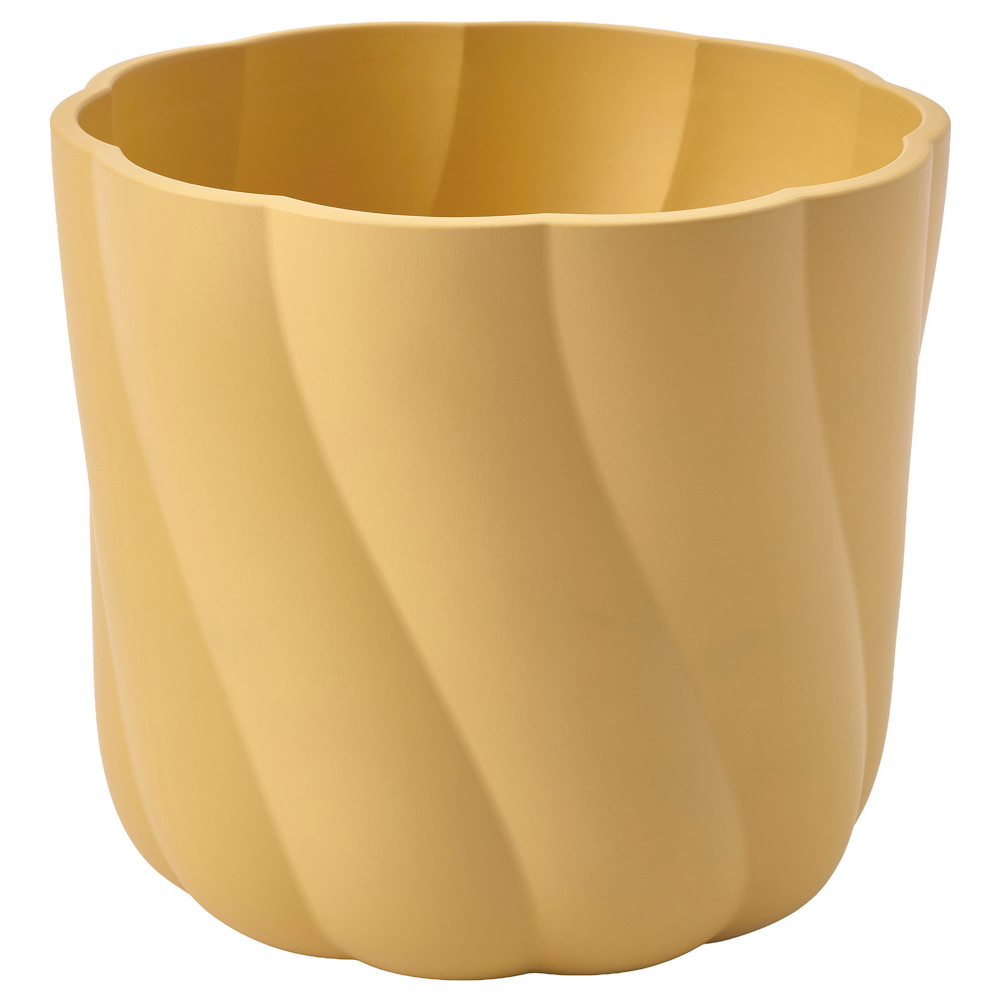 DOFTRIPS Plant pot, dark yellow, 4 ¾ " | IKEA US