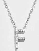 14K Gold Diamond Initial Necklace | BaubleBar (US)