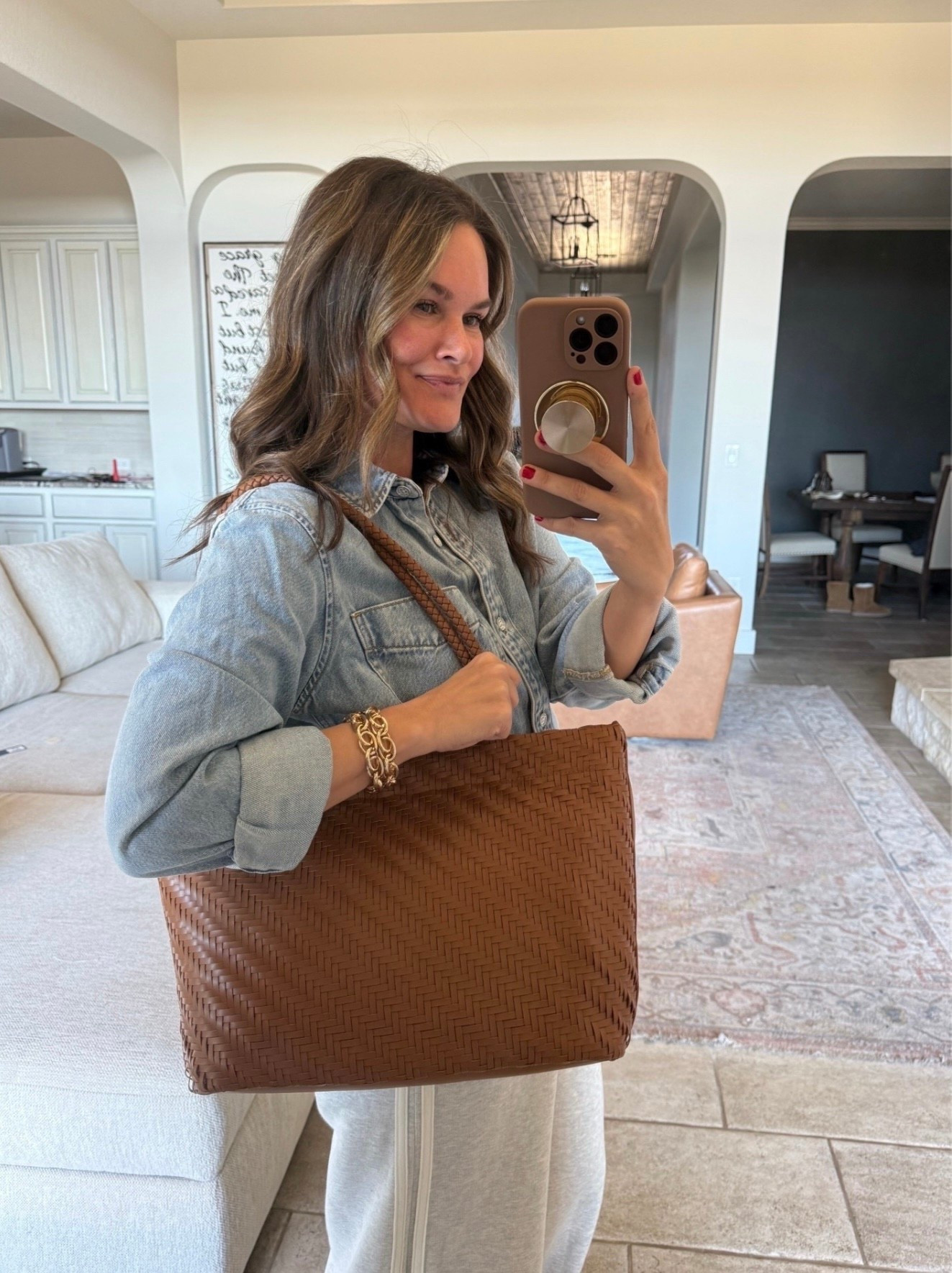 The nicest Target bag 🤍 Goes with any spring & summer outfit! Also linked the crossbody version

#LTKootd #LTKdayinmylife #LTKmomlife