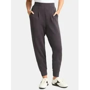 In 100+ people's carts Women's and Women's Plus ScubaKnit Pleat Joggers with Pockets, Size XS-4X ... | Walmart (US)