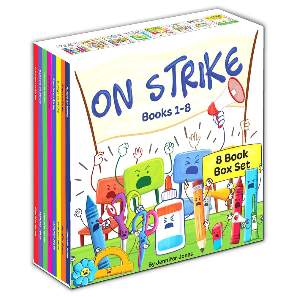 On Strike Box Set, Books 1-8: Pencils on Strike, Swings on Strike, Chairs on Strike, Glues On Str... | Amazon (US)