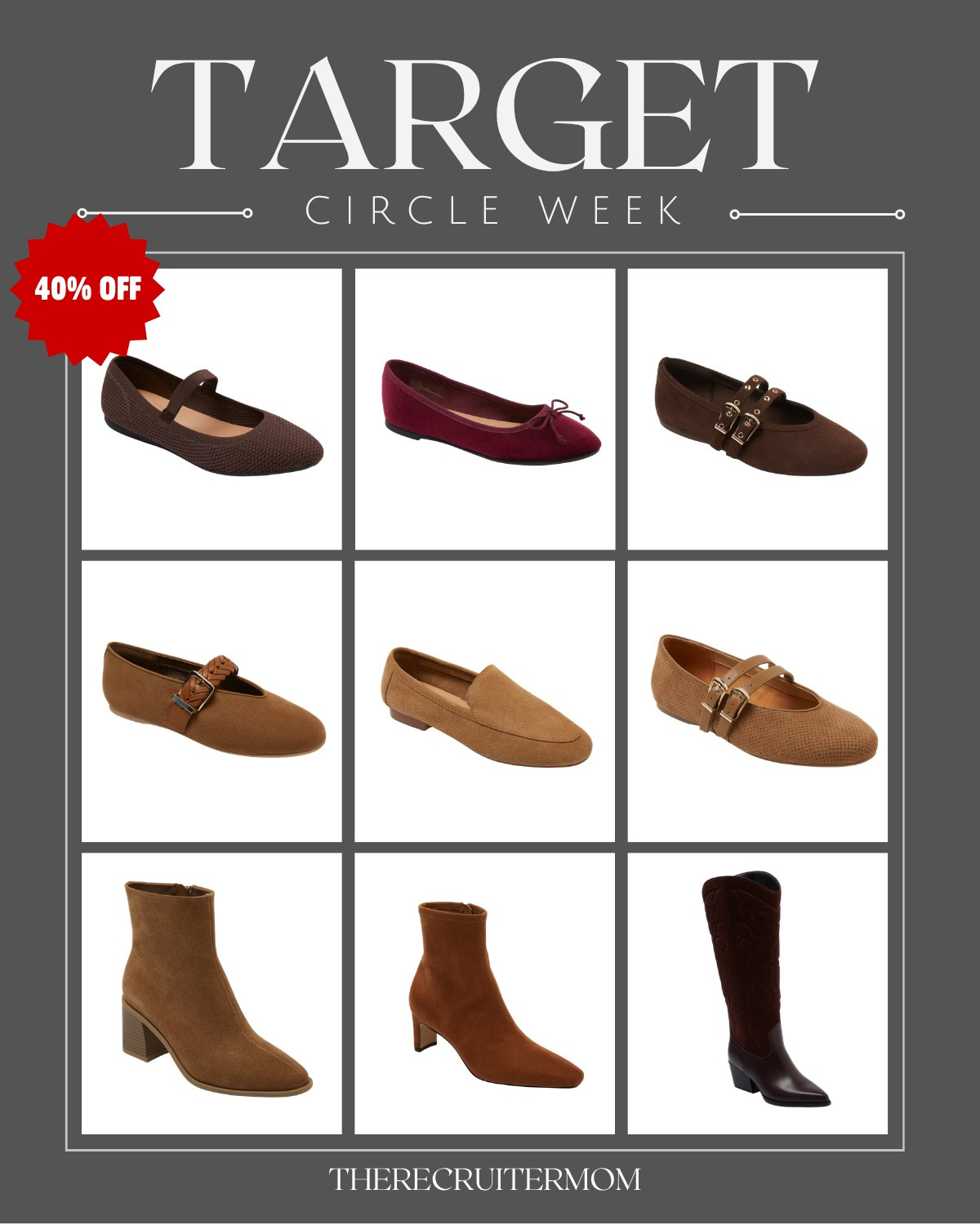 Target circle week starts today for 360 members get shoes 40% off

#LTKSaleAlert #LTKSeasonal