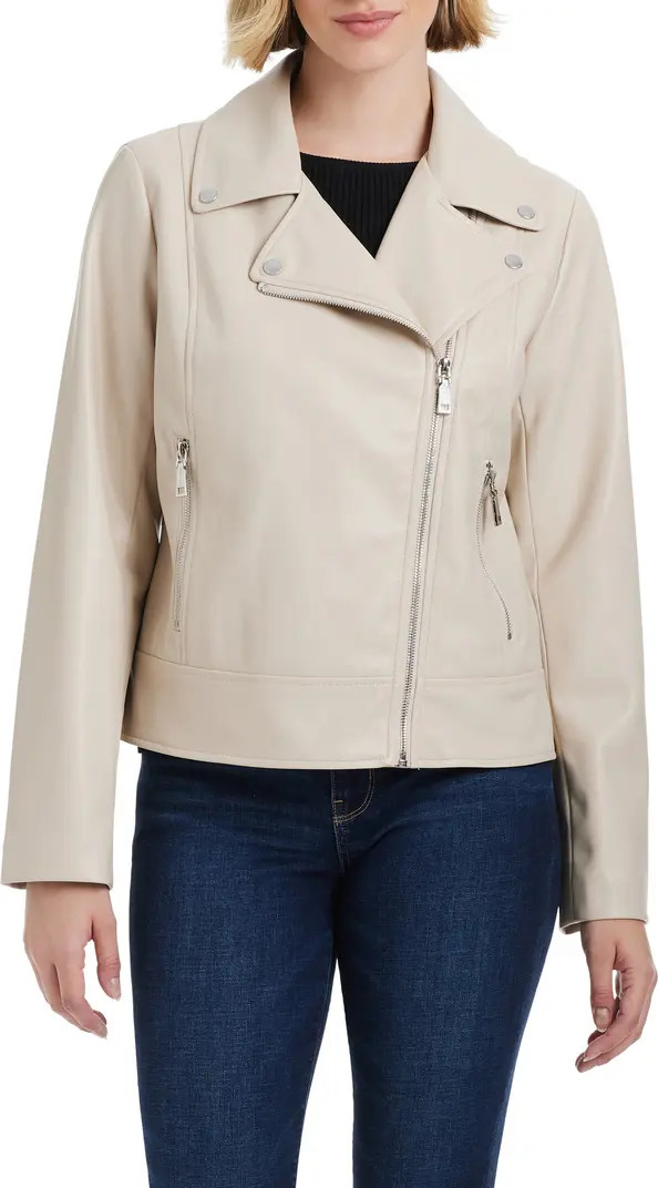Asymmetric Zip Faux Leather Jacket | Nordstrom