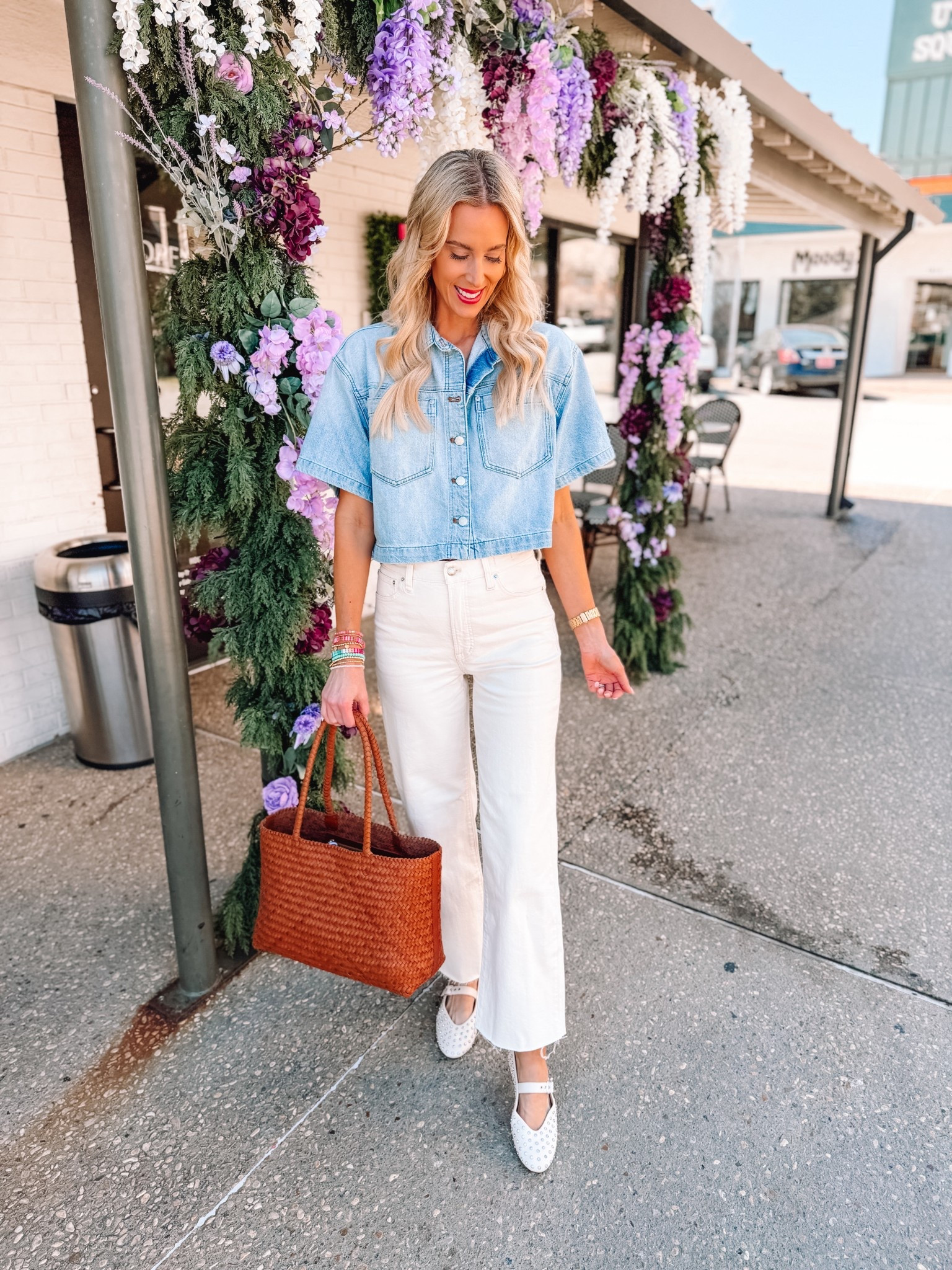 The perfect Spring outfit from Madewell! 

Cropped denim top / White denim / Woven tote / Spring style / Classic style 

#LTKgrwm #LTKootd