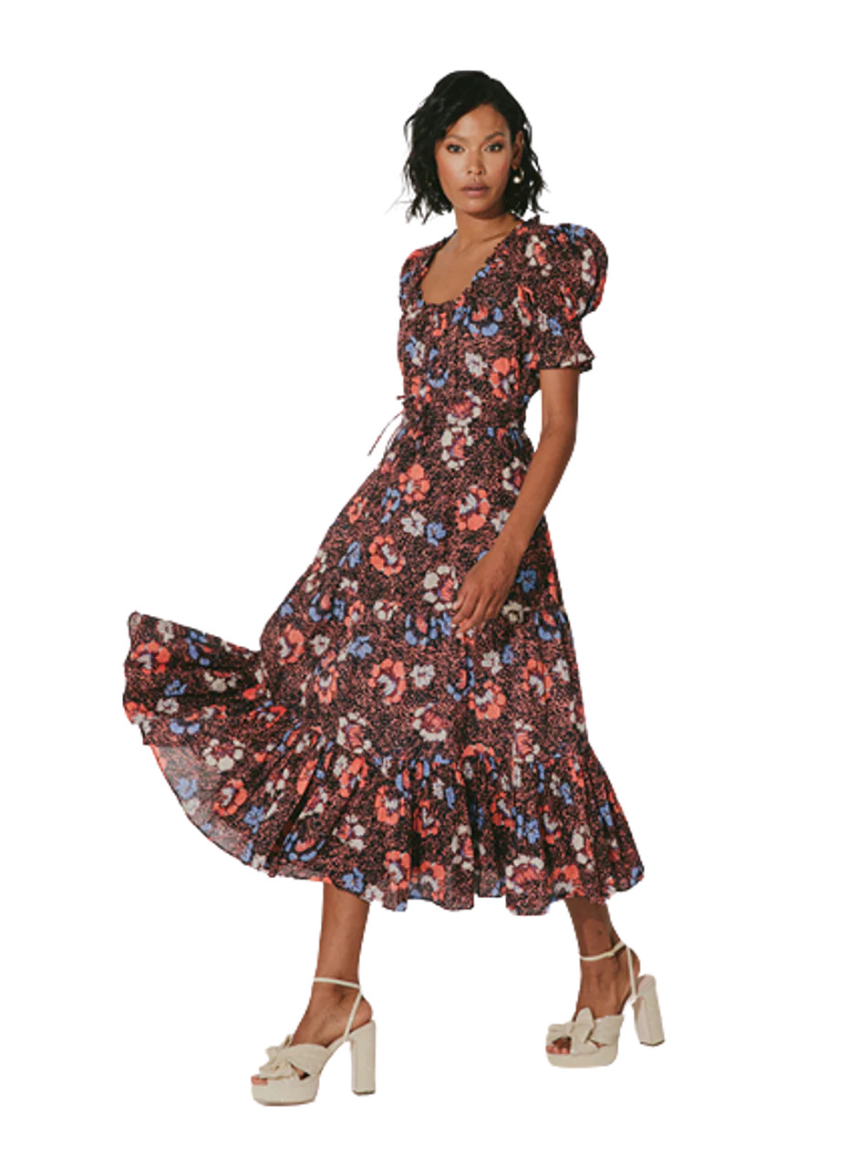 Cleobella Caroline Midi Dress in Calista Floral | Minette
