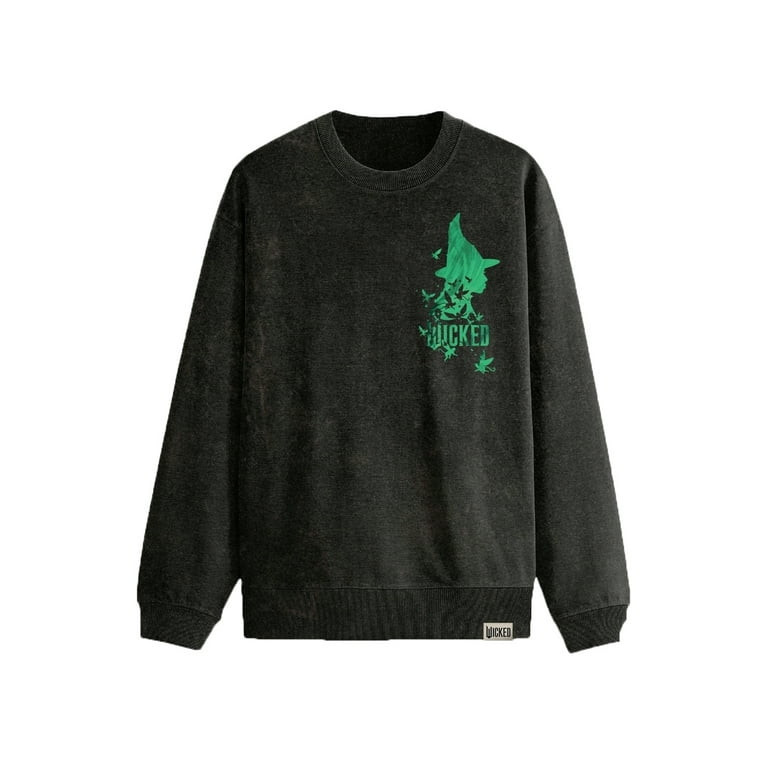 Men's Wicked Black Pullover Graphic Sweatshirt - Small | Walmart (US)