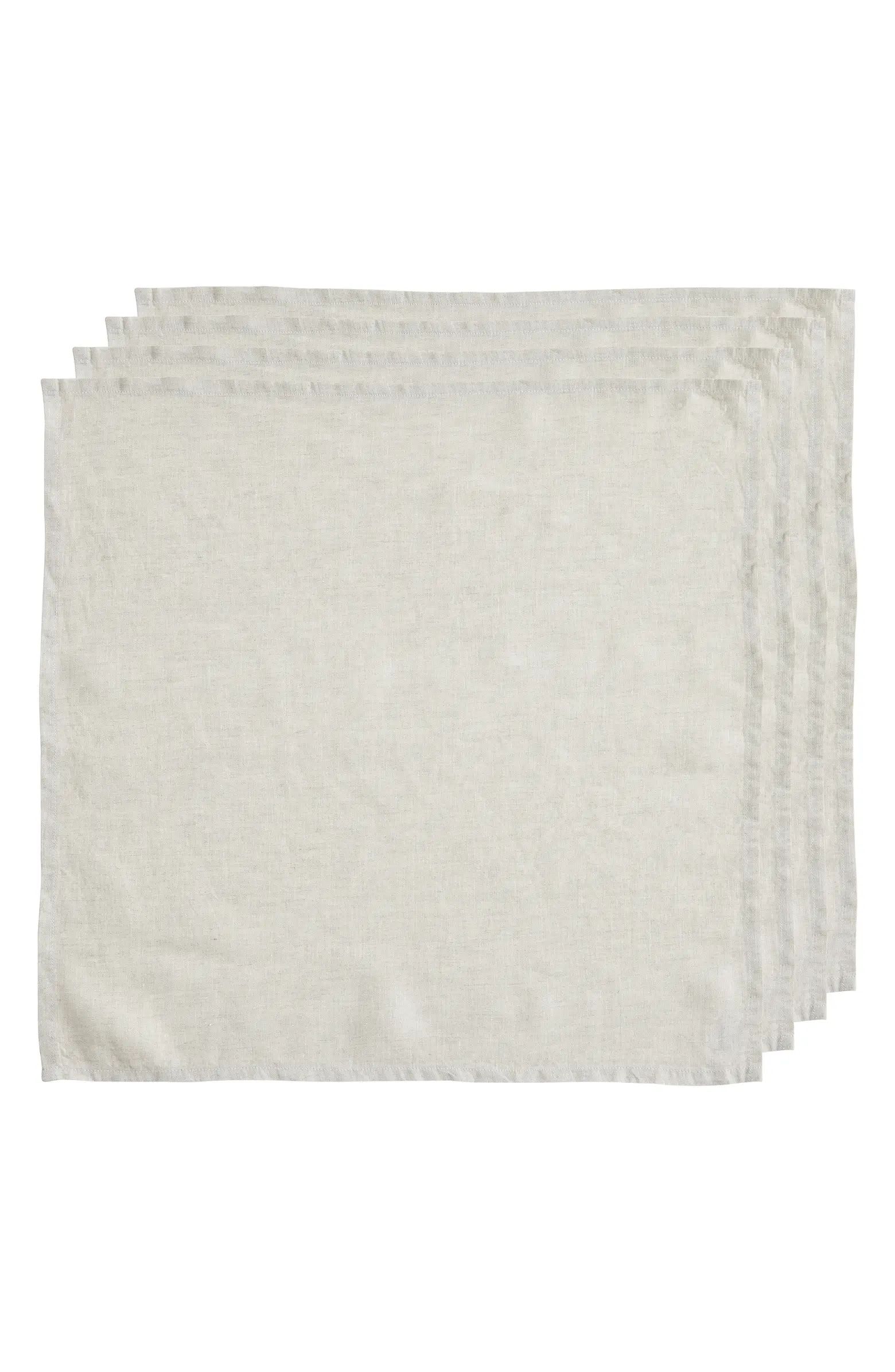 Bed Threads 4-Pack Linen Napkins | Nordstrom | Nordstrom