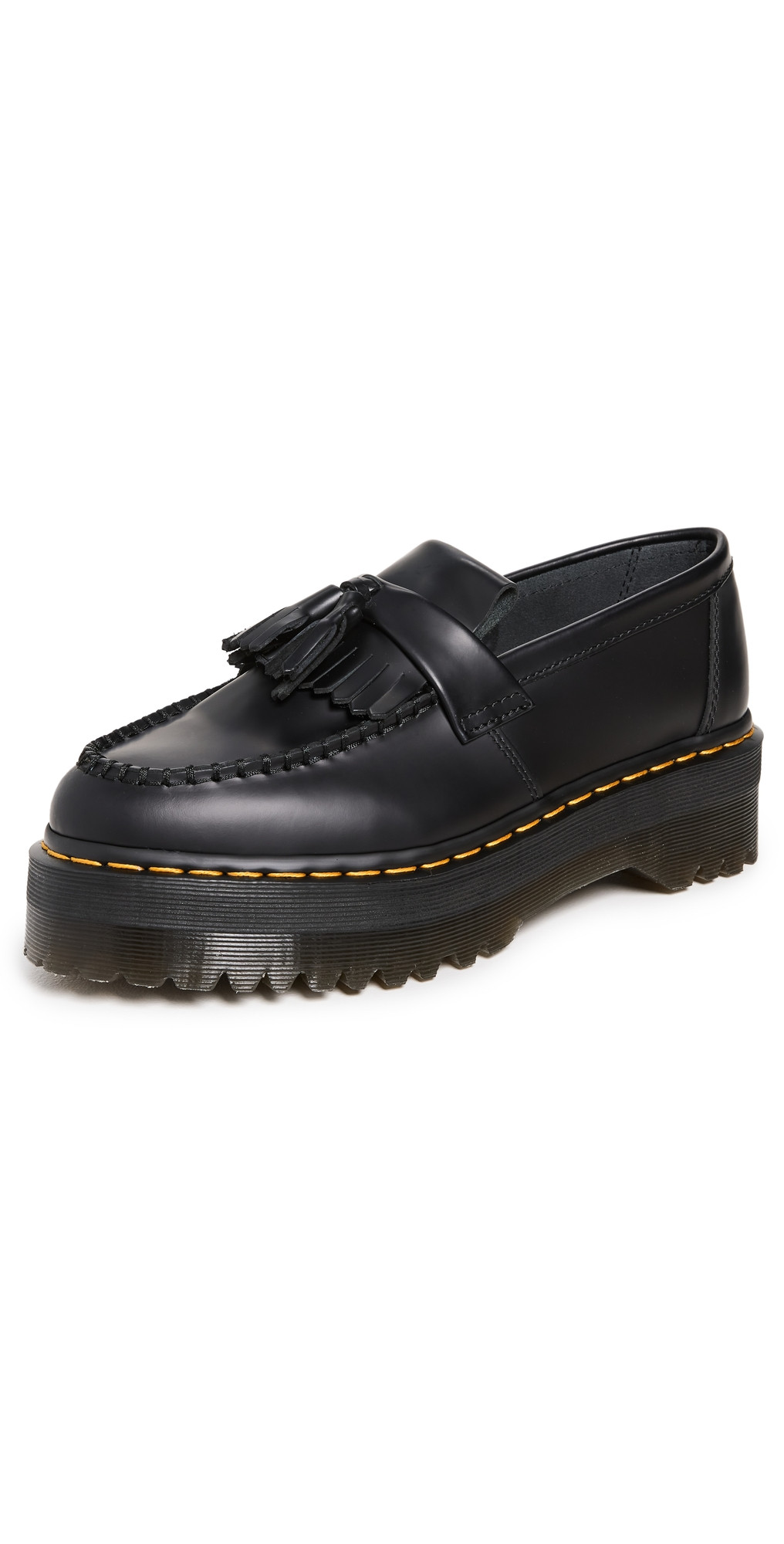 Dr. Martens Adrian Quad Platform Loafers Black 6 | Shopbop