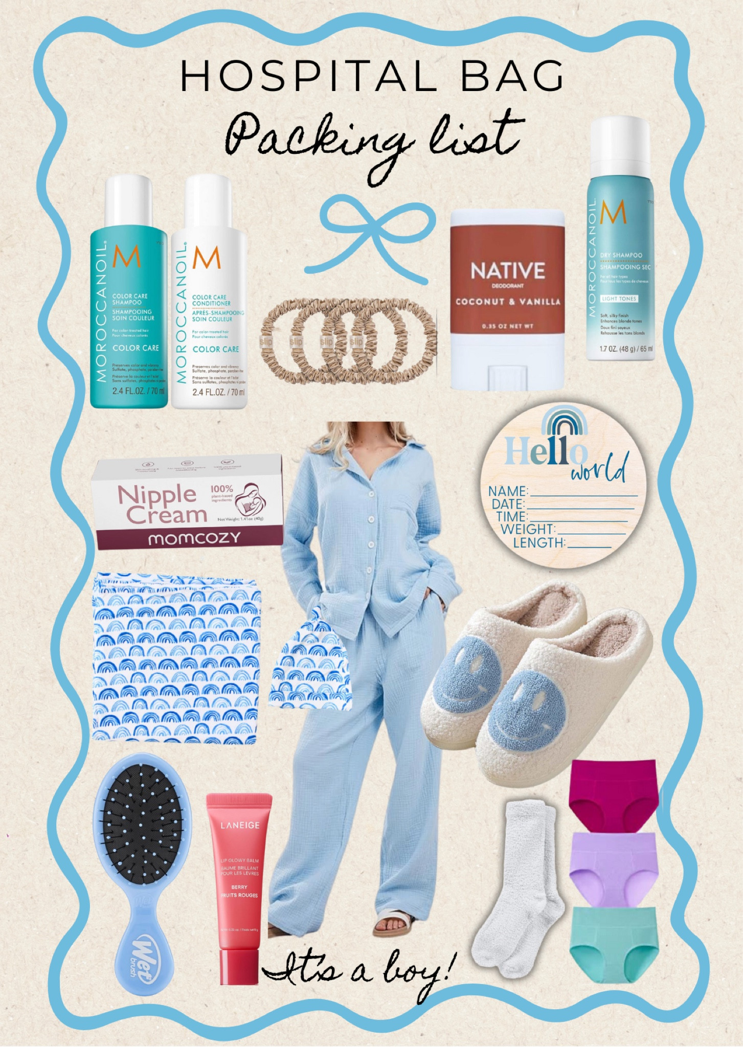 Hospital bag checklist! 🩵✔️🙏🏼 itsaboy, packinglist, hospitalchecklist, giftsformom, slippers, socks, giftsforher, travelsize, #LTKGiftGuide

#LTKBump #LTKFamily