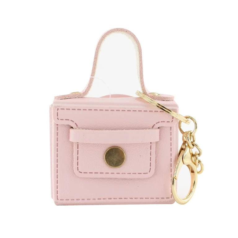 U Style Mini Purse Keychain, Faux Leather, Light Pink, 2.5" x 1" x 2" | Walmart (US)