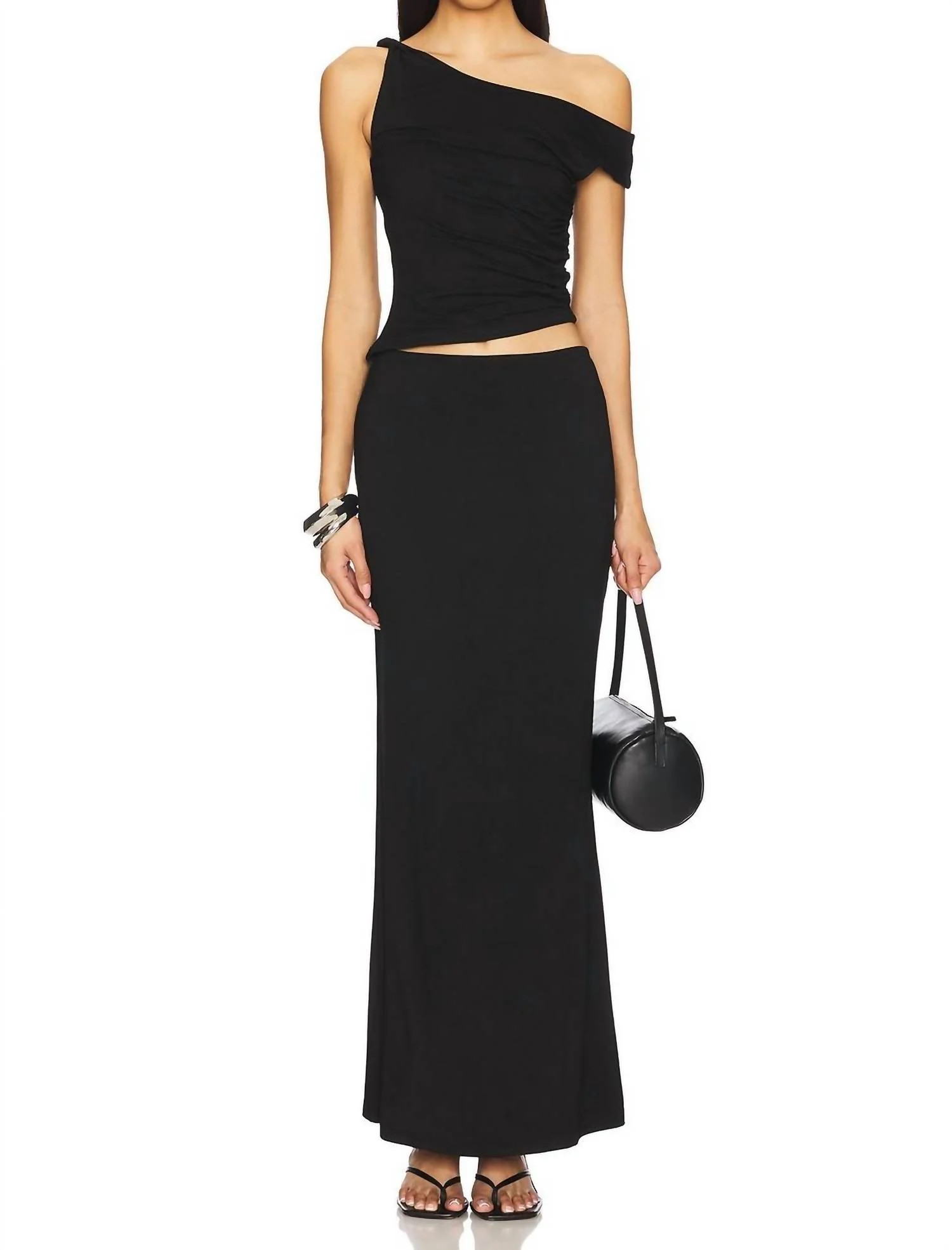 Calliope Skirt Set In Black | Shop Simon