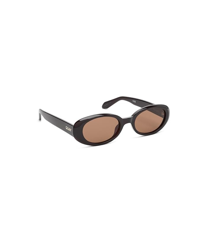 QUAY AUSTRALIA Felt Cute Fashion Sunglasses Perri/Black, Acetate/Plastic | Zappos.com