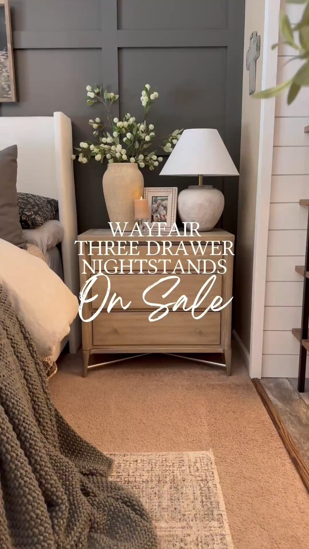 Wayfair Nightstands on Sale. Follow @farmtotablecreations on Instagram for more inspiration.

My nightstands are on sale with free shipping. I absolutely love all the storage, the beautiful wood tone and there’s even an area on the back side for you to charge your phone! The top two drawers are lined with felt and the bottom with cedar. 

Bedroom | Nightstands | Bedroom Finds | Wayfair Deals | bedroom furniture | neutral furniture 


#LTKmorningroutine #LTKSaleAlert #LTKHome