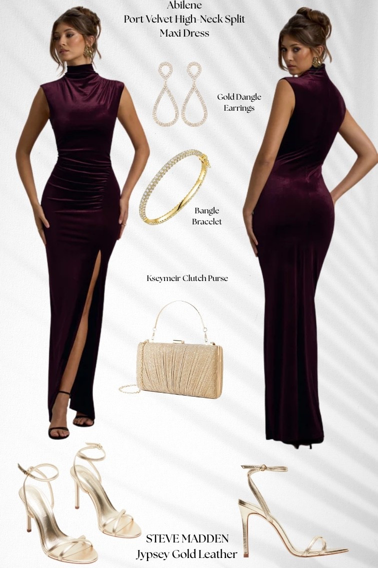 Classy elevated dress! Can wear this for a date night, dinner date, night event! Paired with gold accessories and gold Steve Madden heels 💫

#LTKootd #LTKBeauty #LTKTall