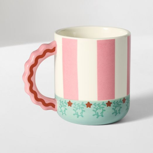 Scandi Squiggle Ceramic Mug | West Elm (US)