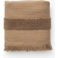 Ellis Organic Bath Collection Sepia Brown/Hand Towel | McGee & Co. (US)