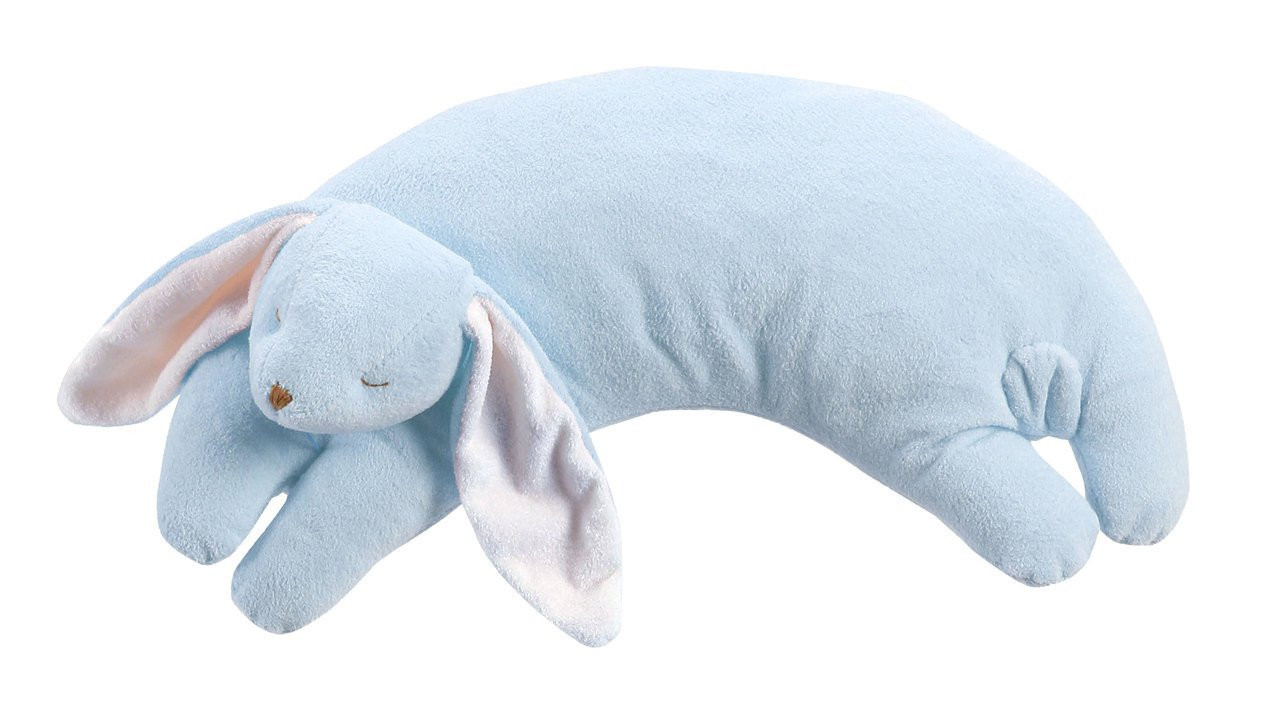 Angel Dear Blue Bunny Curved Pillow | Amazon (US)
