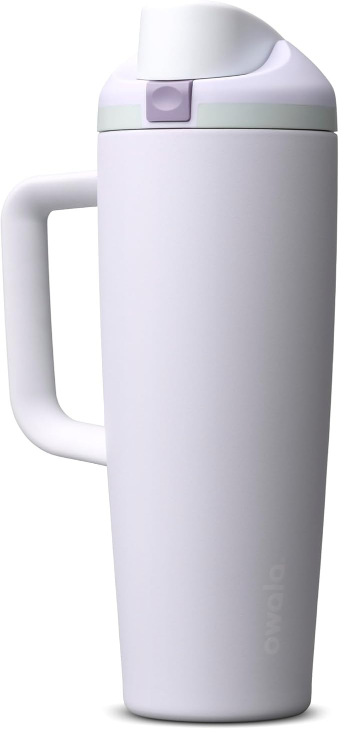 Owala FreeSip Tumbler Stainless Steel Water Bottle 30 oz Open Air | Triple-Layer Insulation | Lea... | Amazon (US)