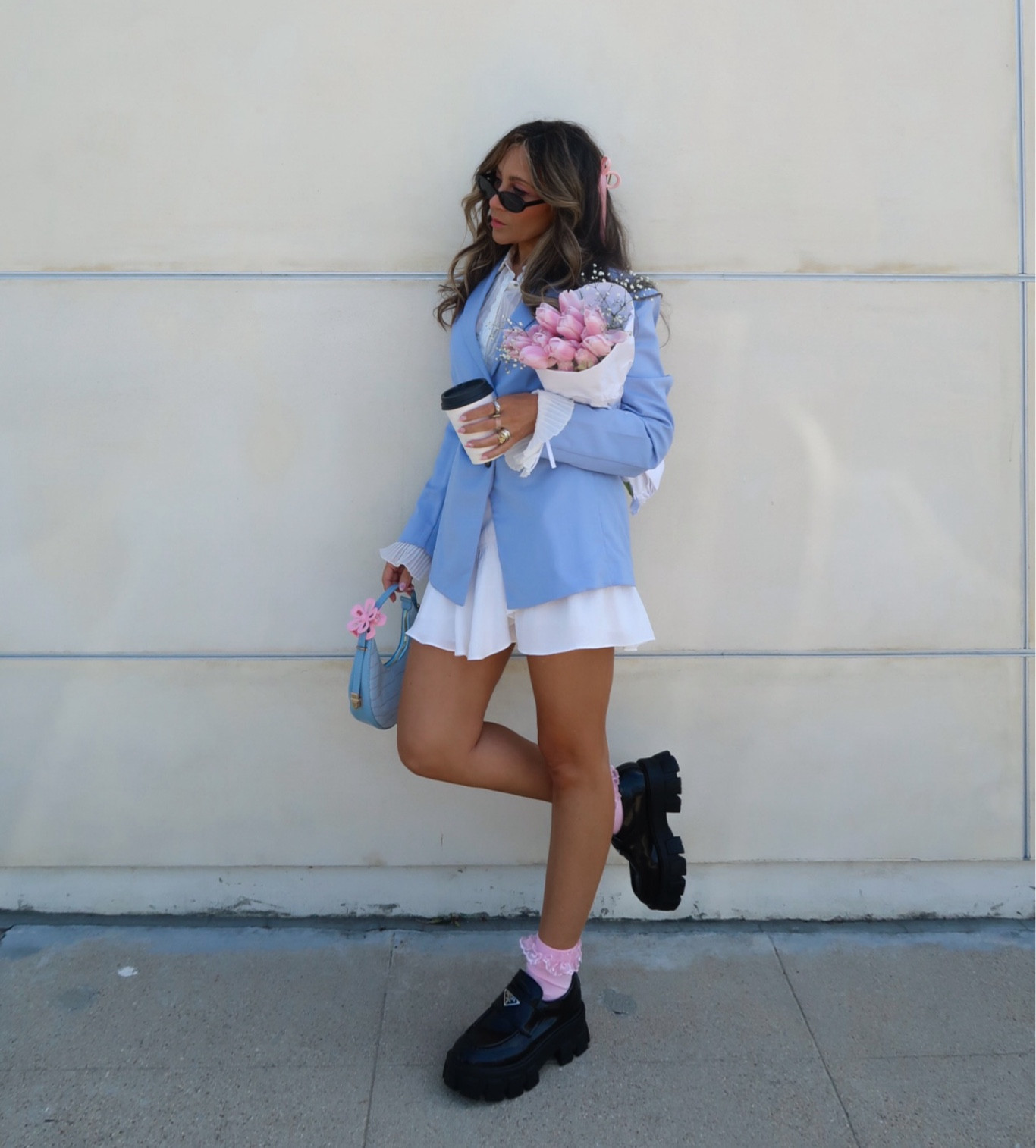 Blue blazer and black Prada loafers



Prada loafer outfit, blue blazer, pink ankle socks 

#LTKShoeCrush #LTKFindsUnder100 #LTKFindsUnder50