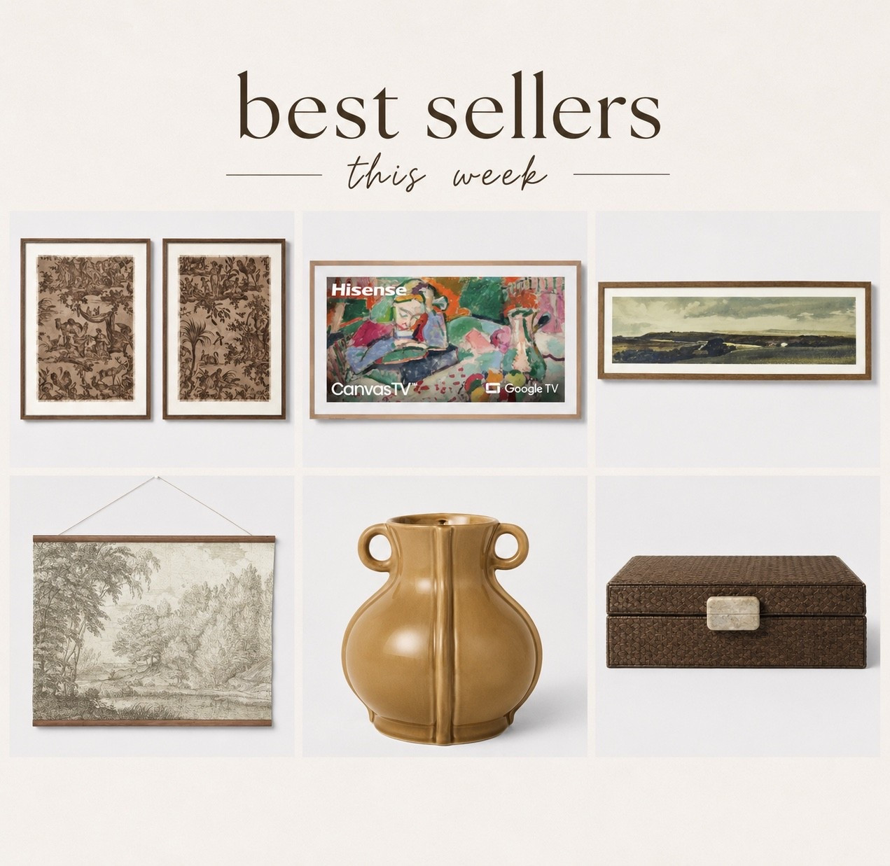This week’s top sellers | home decor | neutral home decor | frame tv | living room | studio McGee

#LTKHome #LTKSaleAlert
