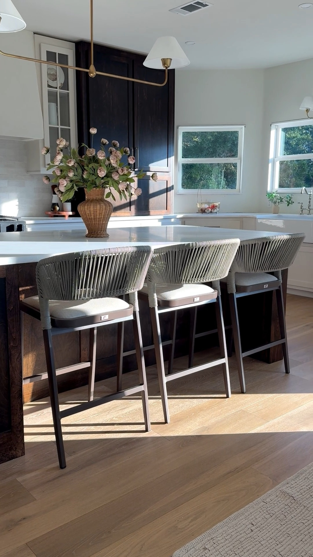 Use code AUTUMN1010 for 10% off! Purple Leaf counter stools. Kitchen stools  

#LTKHome