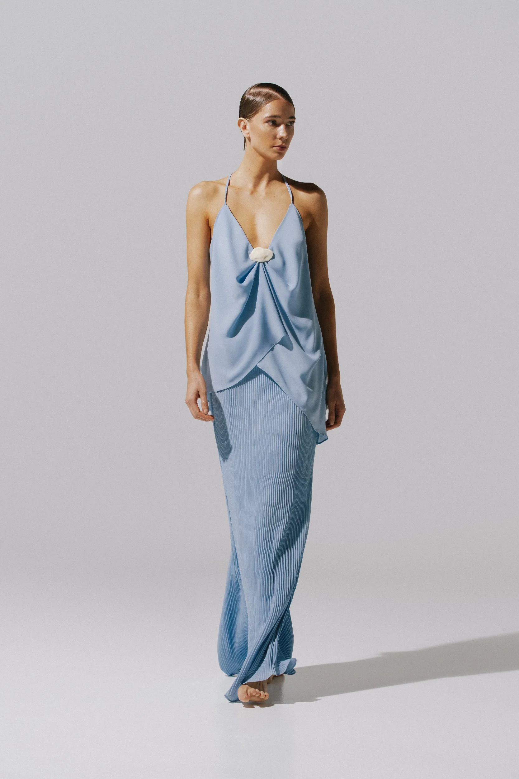 Cassis Top in Blue - Resort 26 | BAOBAB INT