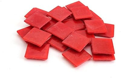 Milltown Merchants 3/4 Inch (20mm) Red Mosaic Tile, 3 Pound (48 oz) Bulk Assortment of Mosaic Til... | Amazon (US)