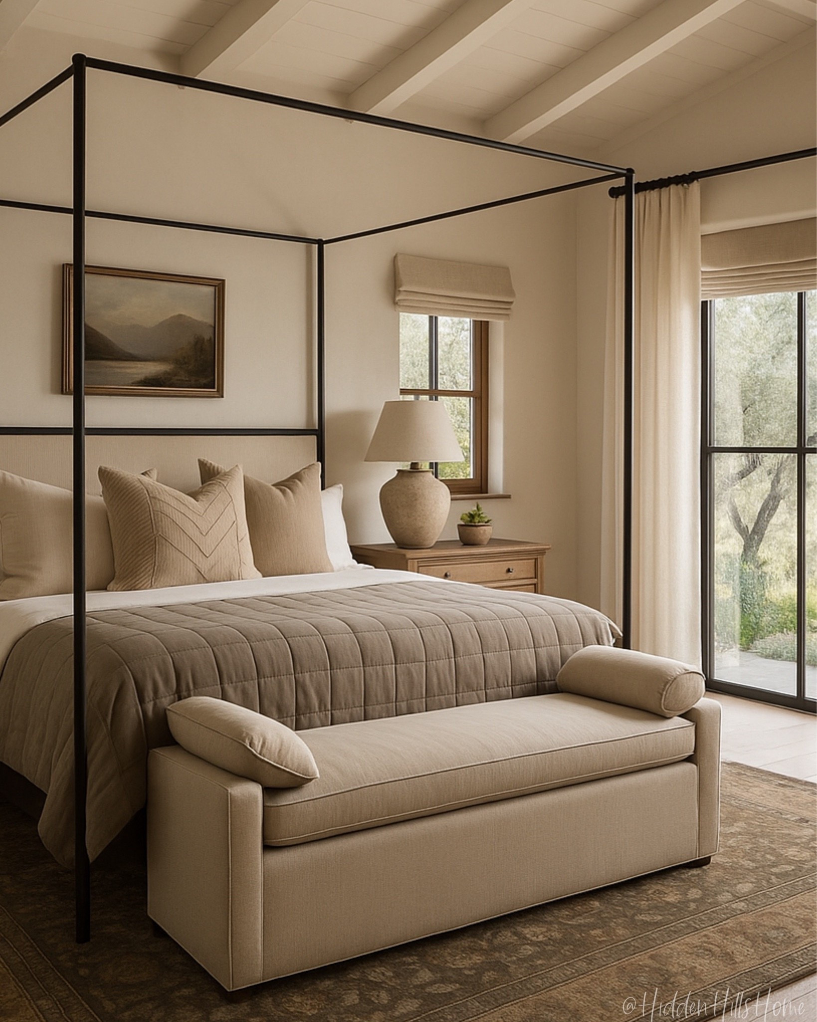 Master Bedroom decor, bedroom mood board with a canopy bed, home decor, master bedroom design, bedding, nightstands #bedroom

#LTKHome #LTKSaleAlert #LTKSeasonal