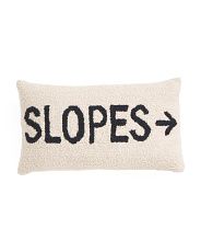 14x26 Hand Hooked Slopes Pillow | Marshalls