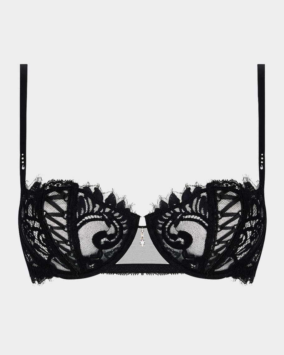 Desirs De Venise Lace & Tulle Demi Bra | Neiman Marcus