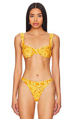 LSPACE Stella Underwire Top in Golden Hour Blooms from Revolve.com | Revolve Clothing (Global)