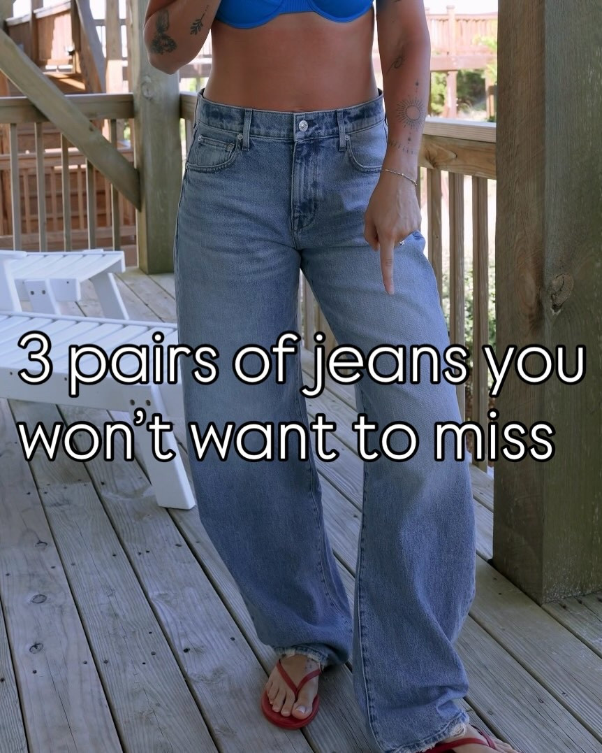The first pair are my favorite, followed by the second pair, and the third are very comfortable! 

If you’re looking for quality denim this fall check these out. I’m wearing a 27” for all

#LTKSeasonal